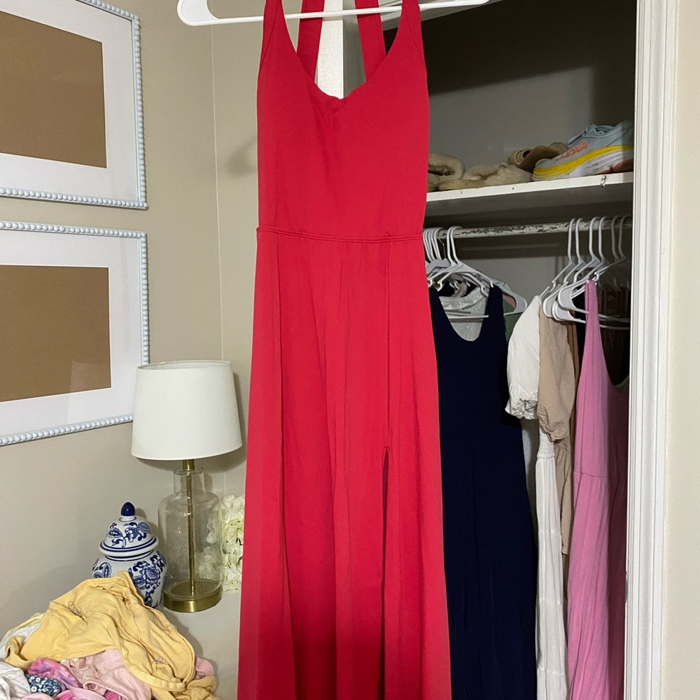 HALARA Red Maxi Dress